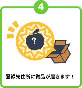 賞品を受け取る